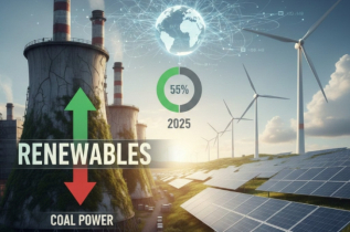 নবায়নযোগ্য শক্তি এবছর কয়লাকে ছাড়িয়ে গেছে