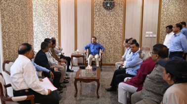 প্রধানমন্ত্রীর সঙ্গে পূজা উদযাপন পরিষদ প্রতিনিধিদলের সৌজন্য সাক্ষাৎ