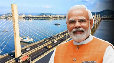 ব্রহ্মপুত্র নদের ওপর সেতু উদ্বোধন করলেন নরেন্দ্র মোদি