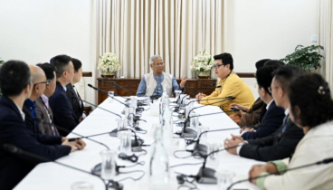 প্রধান উপদেষ্টার সঙ্গে চীন-বাংলাদেশ অংশীদারত্ব ফোরামের বৈঠক