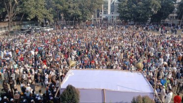 টাঙ্গাইলে সাবেক স্বরাষ্ট্রমন্ত্রী মাহমুদুল হাসানের জানাজা ও দাফন