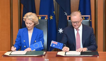 ইউরোপীয় ইউনিয়ন ও অষ্ট্রেলিয়া মুক্ত বাণিজ্য চুক্তি স্বাক্ষর করেছে